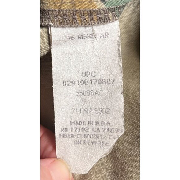 Walls Mens Camouflage Hunting Pants 36 Regular 100% Cotton Made In USA - Picture 3 of 12